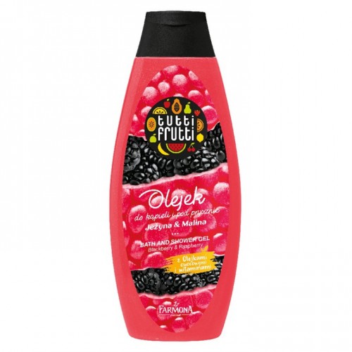 Farmona Tutti Frutti Jeżyna & Malina Olejek do kąpieli i pod prysznic 425ml