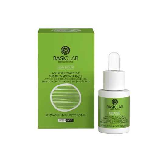 BasicLab Antyoksydacyjne Serum z wit. C 15%