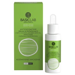 BasicLab Antyoksydacyjne Serum z wit. C 15%