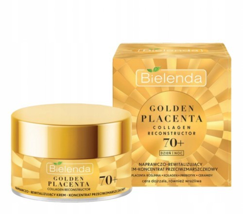 Bielenda Golden Placenta 70+ Krem Naprawczo-Rewitalizujący 50ml