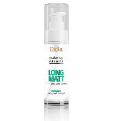 Delia Make-Up Primer Long Matt Skin Care Defined 30ml - Matująca Baza pod Makijaż 