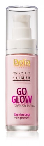 Delia Make-Up Primer Skin Care Defined Go Glow 30ml - rozświetlająca Baza pod Makijaż 