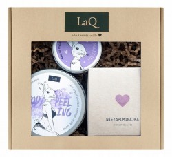 LaQ Niezapominajka Zestaw Peeling 200ml + Masło 200ml + Mus 100ml