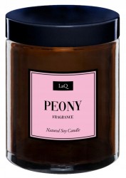LaQ Kocica Piwonia Świeca Sojowa 180ml