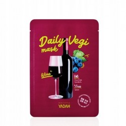 YADAH Daily Vegi Mask Wine 23ml - maska odżywczo-nawilżająca