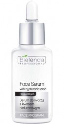 Bielenda Professional Face Serum With Hyaluronic Acid 30ml - serum Przeciwstarzeniowe z kwasem Hialuronowym