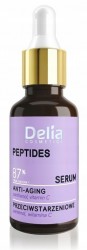 Delia Peptydy 87% Serum przeciwstarzeniowe do twarzy, szyi i dekoltu 30ml