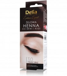 Delia Eyebrow Expert - Żelowa Henna do Brwi i Rzęs 3.0 Ciemny Brąz