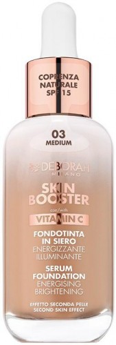 DEBORAH SKIN BOOSTER SERUM FOUNDATION Lekki podkład rozświetlający 03 MEDIUM 30 ml