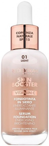 DEBORAH SKIN BOOSTER SERUM FOUNDATION Lekki podkład rozświetlający 01 LIGHT 30 ml