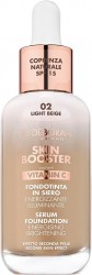 DEBORAH SKIN BOOSTER SERUM FOUNDATION Lekki podkład rozświetlający 02 LIGHT BEIGE 30 ml