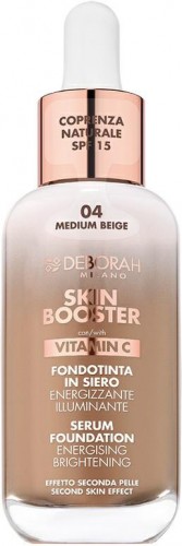 DEBORAH SKIN BOOSTER SERUM FOUNDATION Lekki podkład rozświetlający 04 MEDIUM BEIGE 30 ml