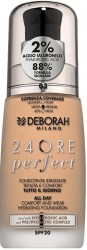 DEBORAH 24ORE PERFECT Podkład nawilżający 3 CARAMEL BEIGE 30 ml