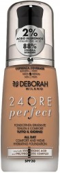 DEBORAH 24ORE PERFECT Podkład nawilżający 4 APRICOT 30 ml