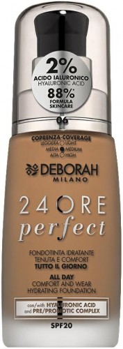 DEBORAH 24ORE PERFECT Podkład nawilżający 6 CARAMEL 30 ml