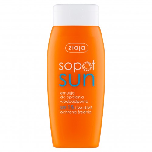 ZIAJA emulsja do opalania wodoodporna SPF15 150ml