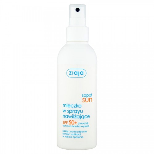 Ziaja Wodoodporne Mleczko w sprayu SPF 50 170ml