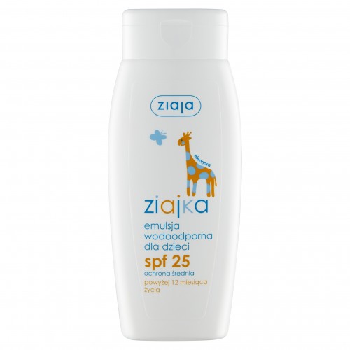 ZIAJA Emulsja wodoodporna dla dzieci SPF25 150ml