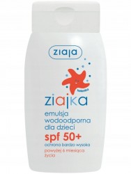 ZIAJA Ziajka emulsja do opalania dla dzieciej 6 miesiąca życia SPF 50 125 ml