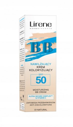 LIRENE BB Nawilżający krem SPF 50 01 NATURAL 50 ml