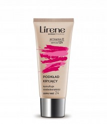 LIRENE PODKŁAD KRYJĄCY 30ml - CIEPŁY BEŻ 24