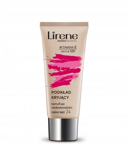 LIRENE PODKŁAD KRYJĄCY 30ml - CIEPŁY BEŻ 24