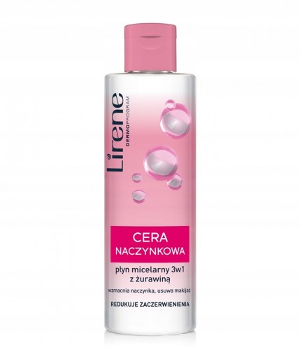 LIRENE PŁYN MICELARNY 3W1 Z ŻURAWINĄ 200ml