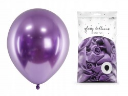 Balony chromowane w kolorze fioletowym 50 szt