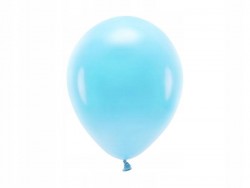 Balony Eco pastelowe 26 cm, jasny niebieski, 100 szt.