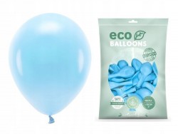 Balony Eco pastelowe 26 cm, błękitne, 100 szt.