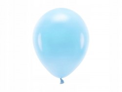 Balony Eco pastelowe 26 cm, błękitne, 100 szt.