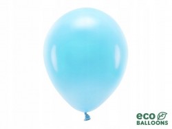 Balony Eco pastelowe 30 cm, jasny niebieski, 10 szt.