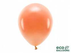 Balony Eco pastelowe 30 cm, pomarańczowy, 100 szt.