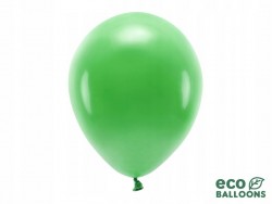 Balony Eco pastelowe 30 cm, zielona trawa zielony, 100 szt.