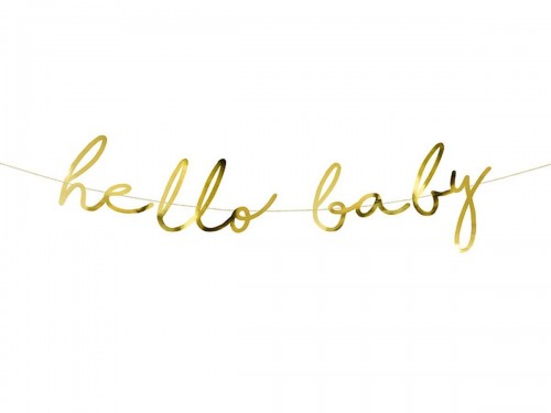 Baner na Baby Shower Hello Baby - 1 szt.