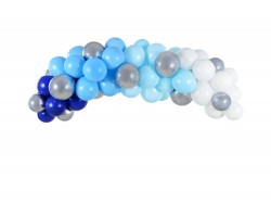 Girlanda balonowa niebieska łuk balonowy 200 cm