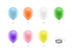 Girlanda balonowa tęcza łuk balonowy 200 cm