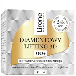 Lirene diamentowy lifting 3d przeciwzmarszczkowy krem regenerujący 60+ 50 ml