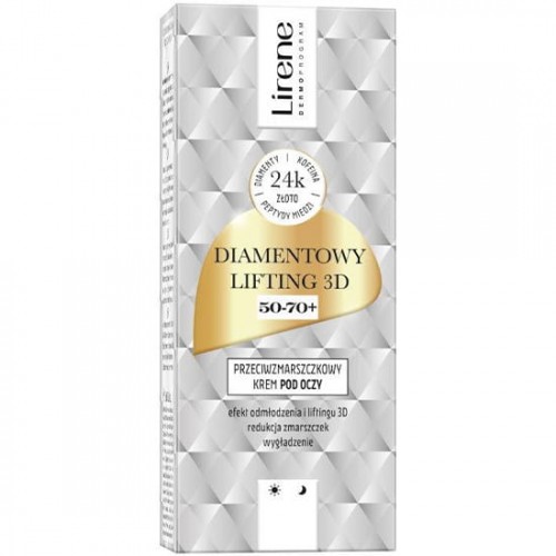 Lirene Diamentowy Lifting Krem pod oczy 50-70+ 15 ml