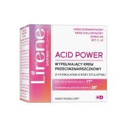 Lirene Dermoprogram Acid Power Wypełniający Krem Przeciwzmarszczkowy 50 ml