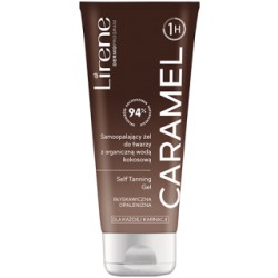 Lirene Self Tanning Gel samoopalający żel do twarzy z organiczną wodą kokosową Caramel 150 ml