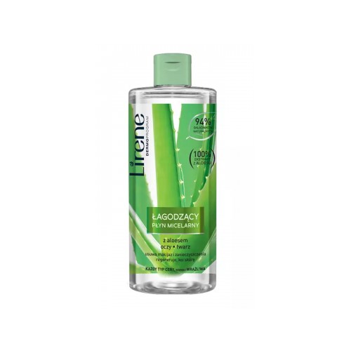 Lirene Power of plants Aloes Nawilżający płyn micelarny 3w1 400 ml