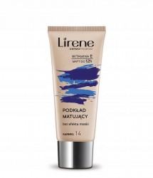 Lirene Fluid matujący 14 Karmel 30 ml