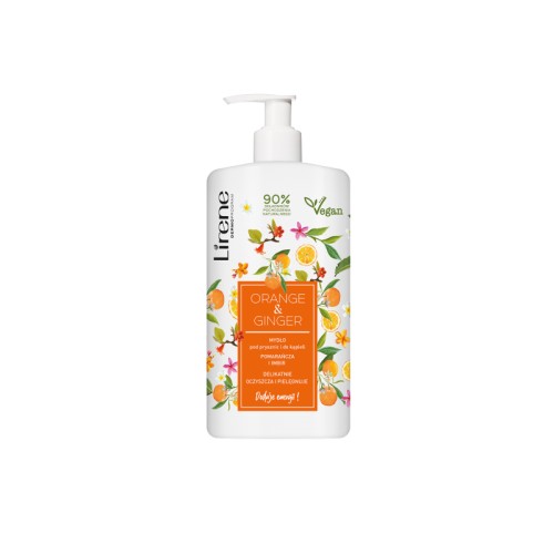 Lirene Orange & Ginger Mydło Pod Prysznic i Do Kąpieli 500ML