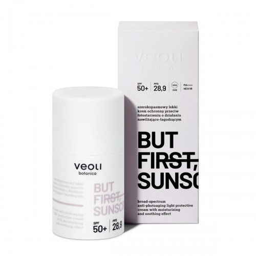 Veoli BUT FIRST SUNSCREEN SPF50 krem ochronny nawilżająco-łagodzącym 50 ml