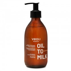 Veoli Botanica Oil to Milk nawilżająco-transformujący Olejek do mycia ciała z 2% ekstraktem z imbiru 290 ml
